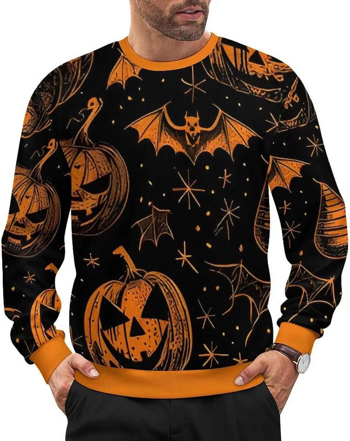 Мужской оверсайз свитер с цветочным принтом HLSDFRES
Мужской оверсайз свитер с цветочным принтом HLSDFRES