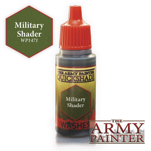 Аксессуары Army Painter Warpaint: Military Shader Wash (18ml) 
Аксессуары Army Painter Warpaint: Military Shader Wash (18ml)