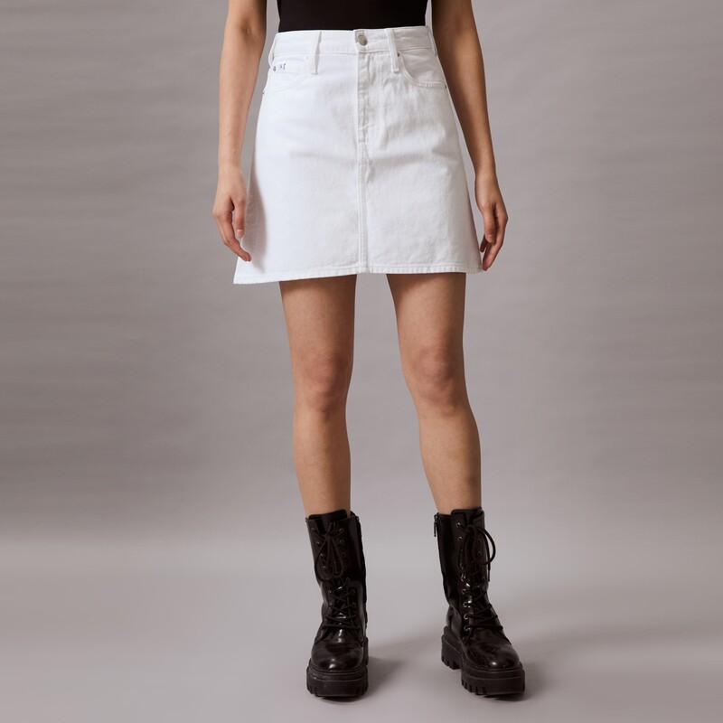 Юбка джинсовая Calvin Klein Jeans А-силуэта, белый
Юбка джинсовая Calvin Klein Jeans А-силуэта, белый