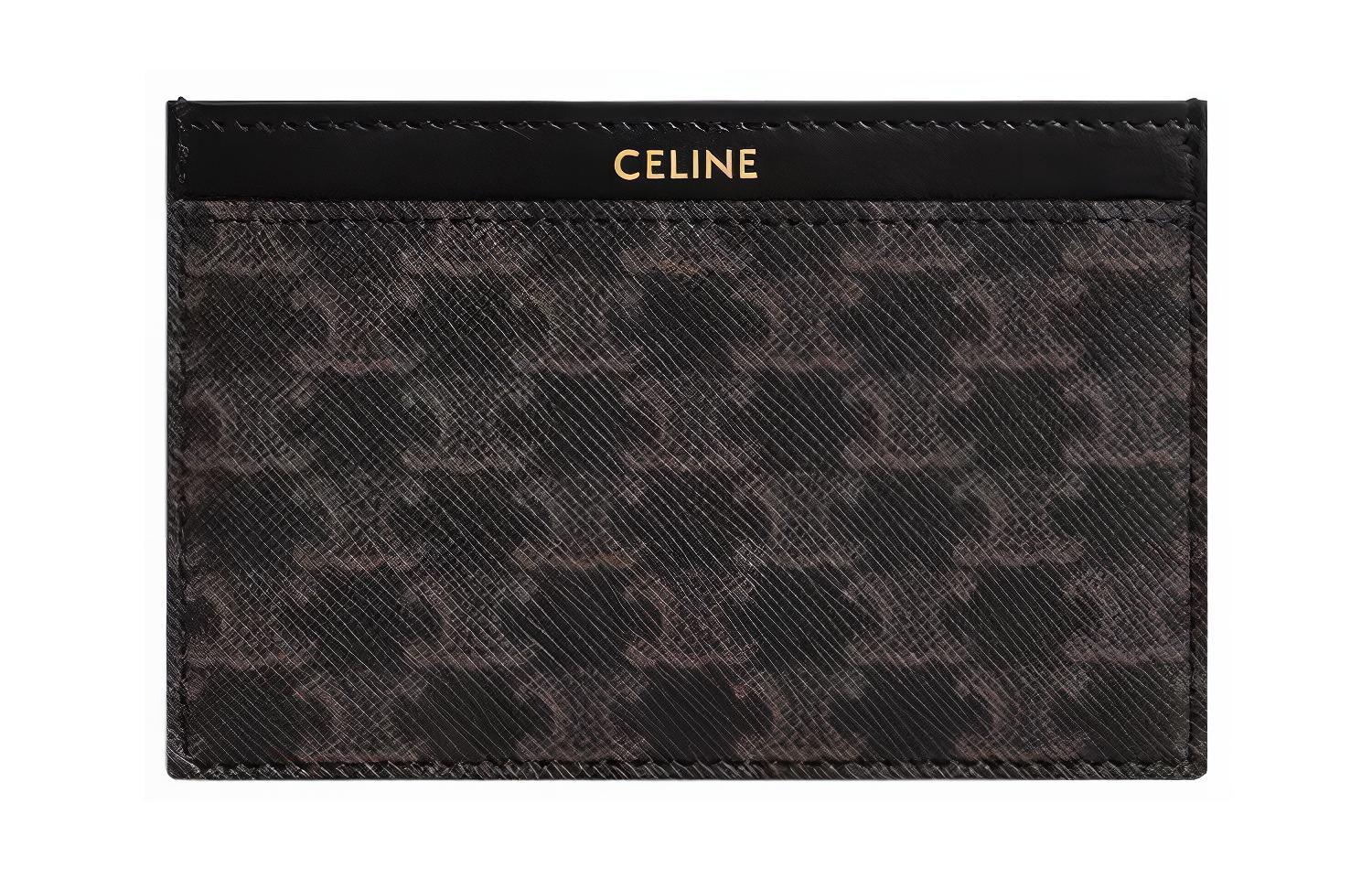 CELINE Триумф Кожаный визитник мужской черный
CELINE Триумф Кожаный визитник мужской черный