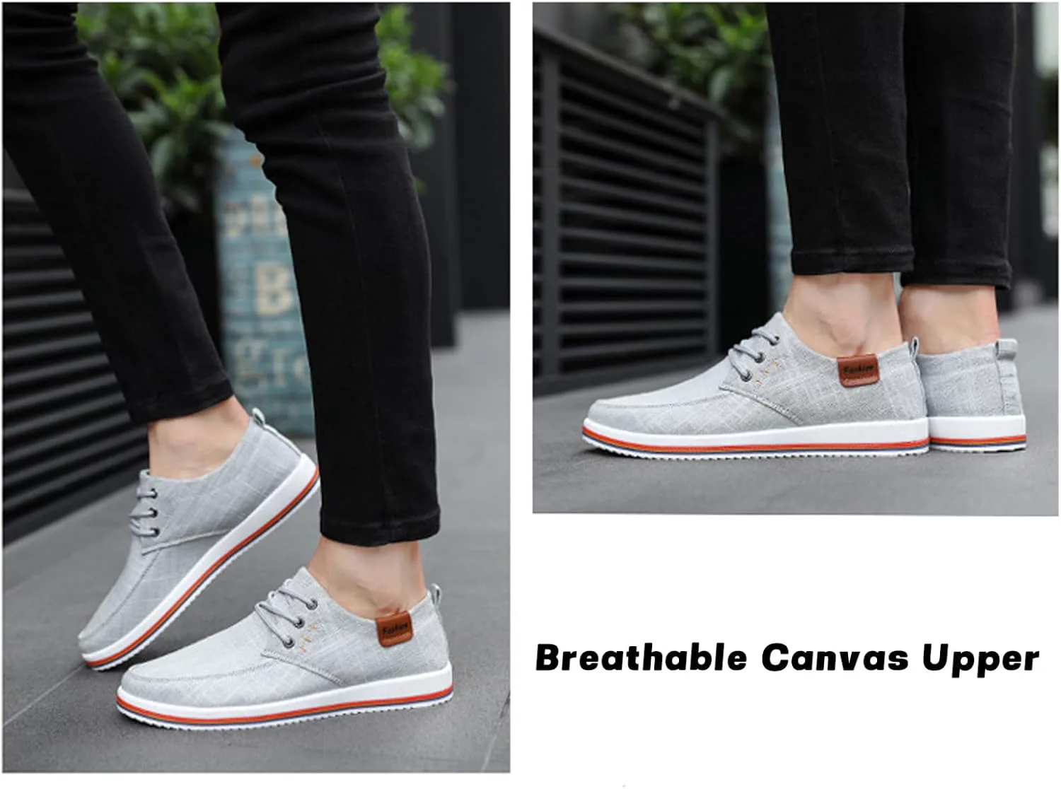 Мужские повседневные лоферы на шнуровке из текстиля, с поддержкой свода стопы, удобные, легкие ортопедические нескользящие прогулочные обувь для работы и путешествий, дышащие туфли для вождения ETORYOOX, серый
Мужские повседневные лоферы на шнуровке из текстиля, с поддержкой свода стопы, удобные, легкие ортопедические нескользящие прогулочные обувь для работы и путешествий, дышащие туфли для вождения ETORYOOX, серый