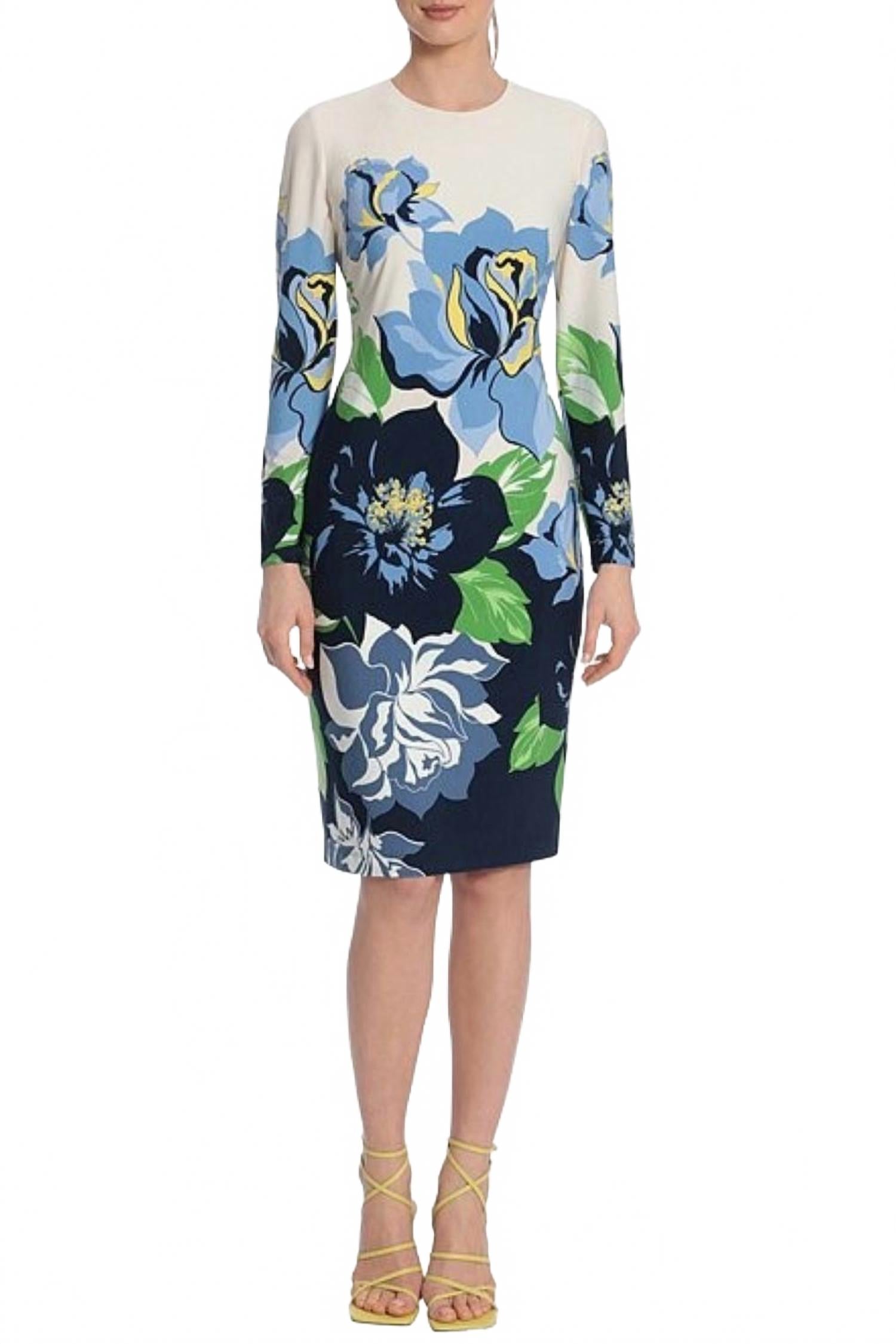 Платье-футляр миди с цветочным принтом в цветах слоновая кость, голубой, бежевый Maggy London
Платье-футляр миди с цветочным принтом в цветах слоновая кость, голубой, бежевый Maggy London