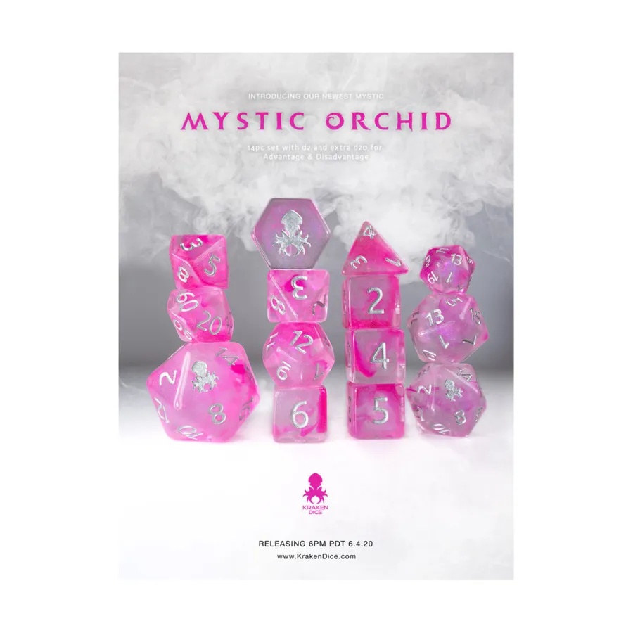 Набор Poly — Мистическая орхидея с серебром (14), Poly Sets - Mystics
Набор Poly — Мистическая орхидея с серебром (14), Poly Sets - Mystics