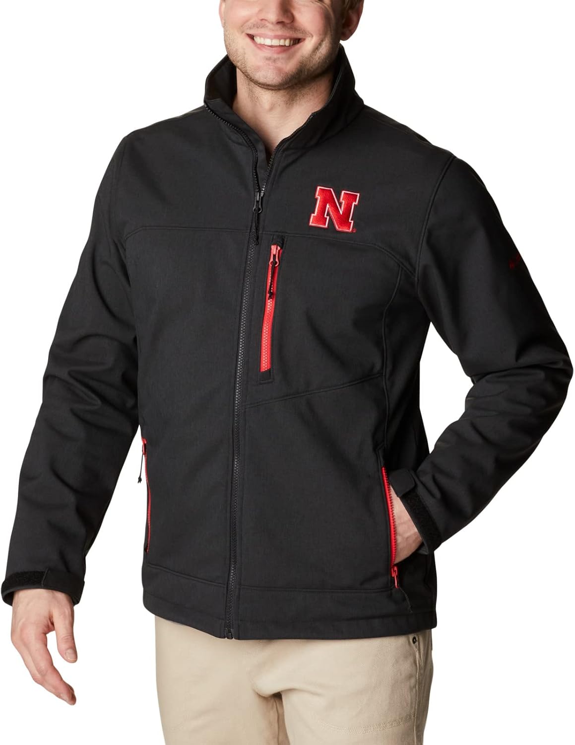 Columbia Men's Collegiate Ascender Ii Softshell, Neb - Black
Columbia Men's Collegiate Ascender Ii Softshell, Neb - Black