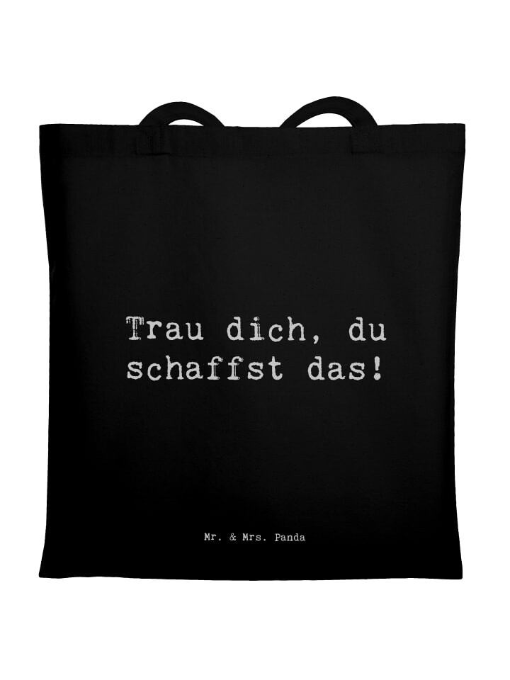 Сумка Mr. & Mrs. Panda Tragetasche Spruch Angst überwinden mit Spruch, черный
Сумка Mr. & Mrs. Panda Tragetasche Spruch Angst überwinden mit Spruch, черный