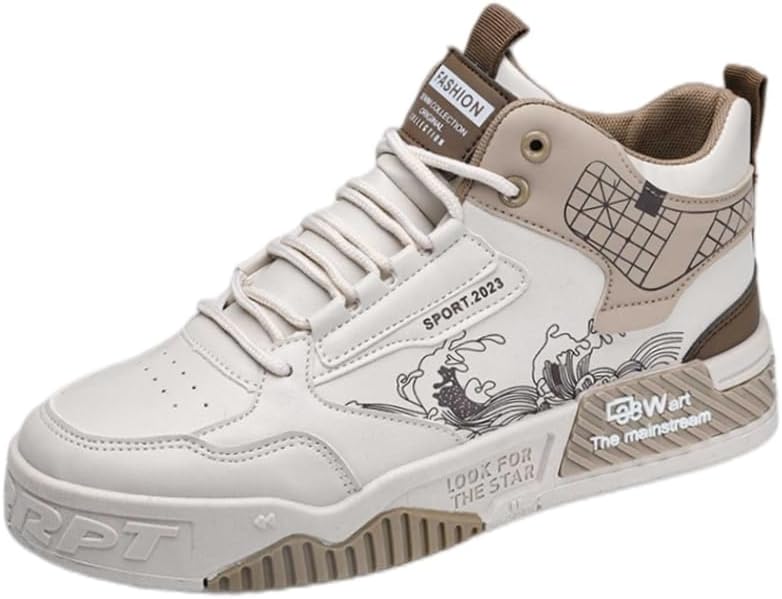 Мужские модные высокие кеды Fusecottc с толстой подошвой, шнуровкой, износостойкой резиной, амортизирующие и удобные, хаки
Мужские модные высокие кеды Fusecottc с толстой подошвой, шнуровкой, износостойкой резиной, амортизирующие и удобные, хаки