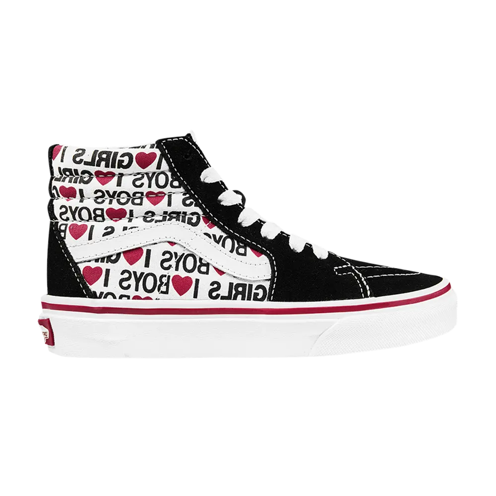 Кроссовки Sk8-Hi Kids Vans, черный
Кроссовки Sk8-Hi Kids Vans, черный