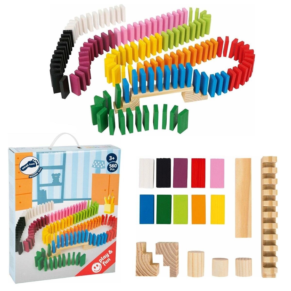 Домино Small Foot большое XXL 570 шт. 10 цветов Small Foot Design
Домино Small Foot большое XXL 570 шт. 10 цветов Small Foot Design