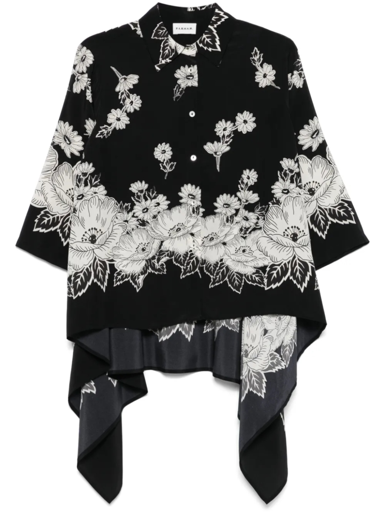 Футболка PAROSH Стивен P.A.R.O.S.H., черный 
Футболка PAROSH Стивен P.A.R.O.S.H., черный