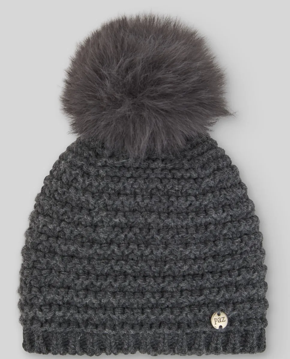 Детская шапка с помпоном коллекция Essential Paz Rodríguez, графитовый
Детская шапка с помпоном коллекция Essential Paz Rodríguez, графитовый