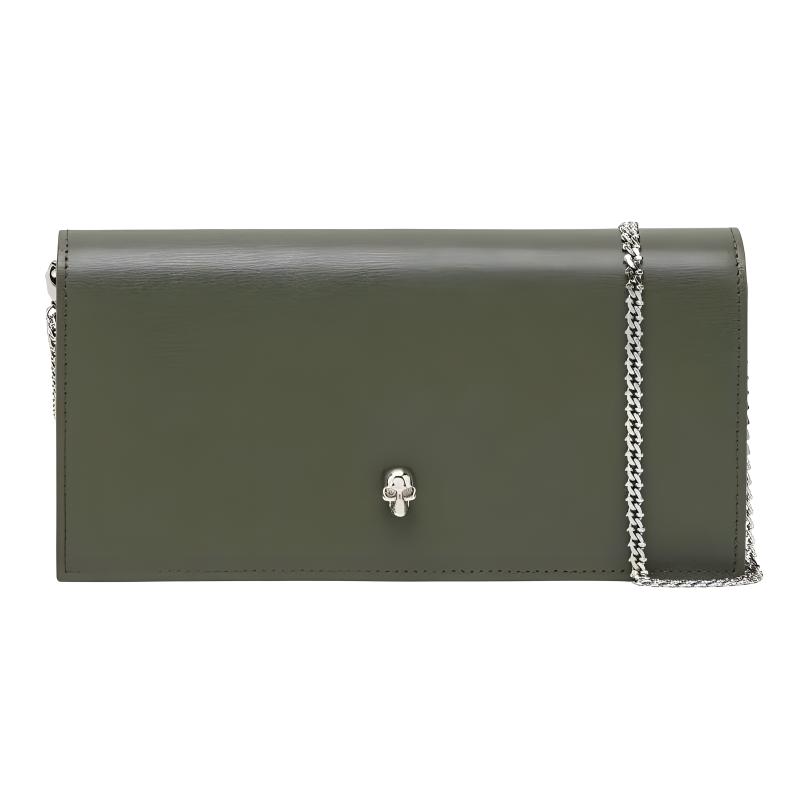 Кожаная плечевая сумка через плечо женская зеленая Alexander McQueen
Кожаная плечевая сумка через плечо женская зеленая Alexander McQueen