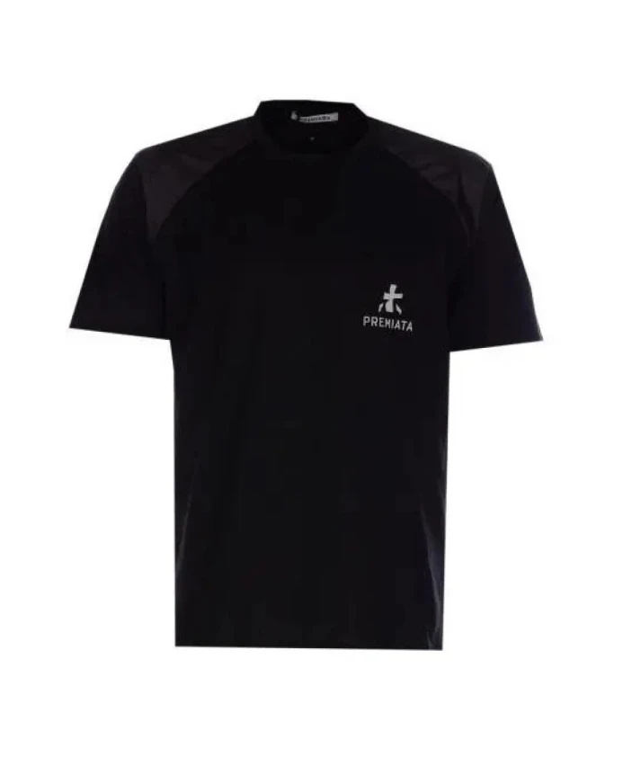 Футболка из хлопкового трикотажа с нейлоновой вставкой. Premiata, черный
Футболка из хлопкового трикотажа с нейлоновой вставкой. Premiata, черный