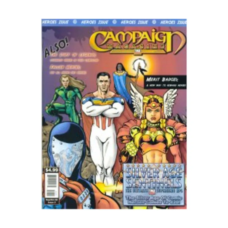 Журнал Campaign Magazine #5 "Silver Age Sentinels", Campaign Magazine (d20)
Журнал Campaign Magazine #5 "Silver Age Sentinels", Campaign Magazine (d20)