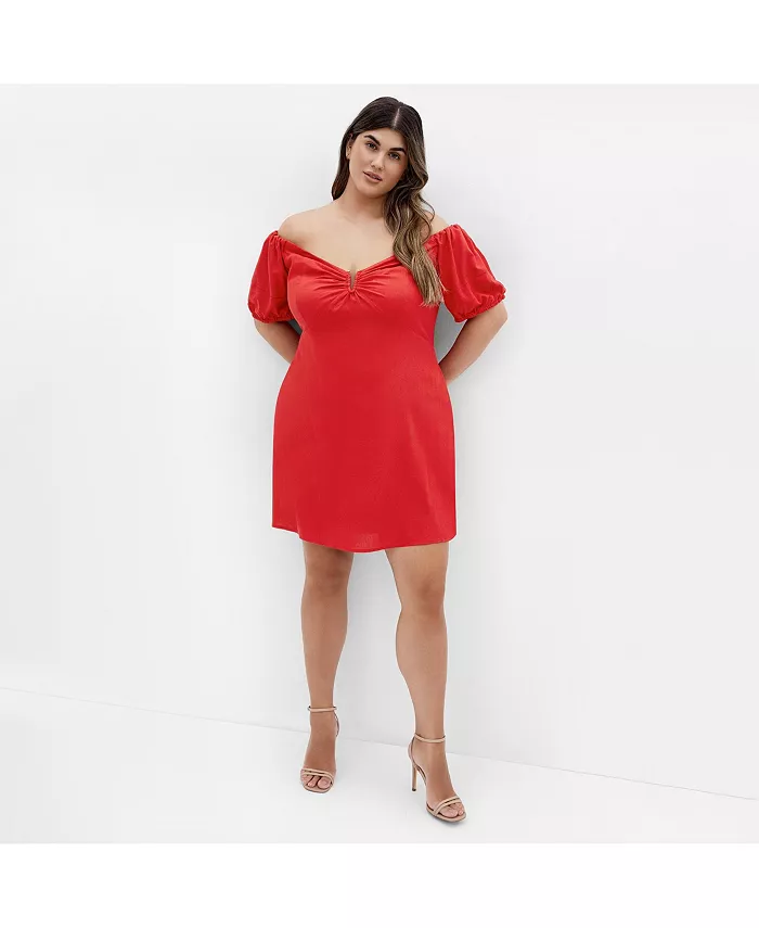 Платье Macey больших размеров CITY CHIC, красный
Платье Macey больших размеров CITY CHIC, красный