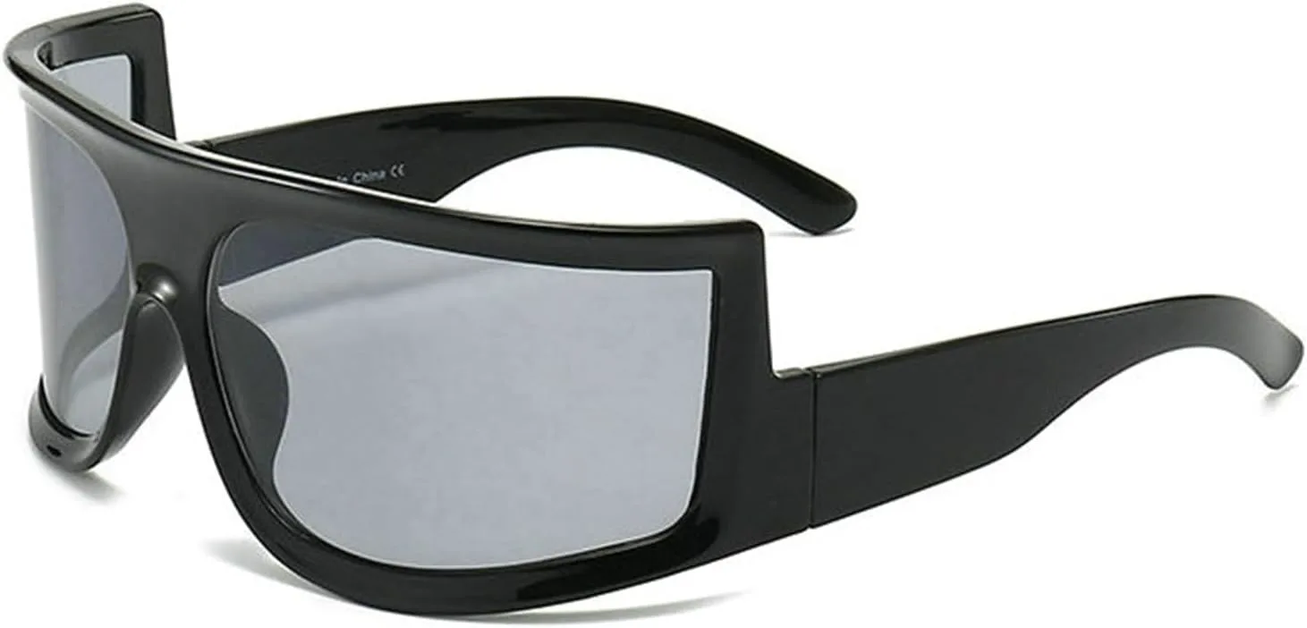 Willochra — большие панк-солнцезащитные очки в стиле Y2K, новые, для женщин и мужчин, роскошные солнцезащитные очки с защитой от УФ-излучения UV400, Black
Willochra — большие панк-солнцезащитные очки в стиле Y2K, новые, для женщин и мужчин, роскошные солнцезащитные очки с защитой от УФ-излучения UV400, Black