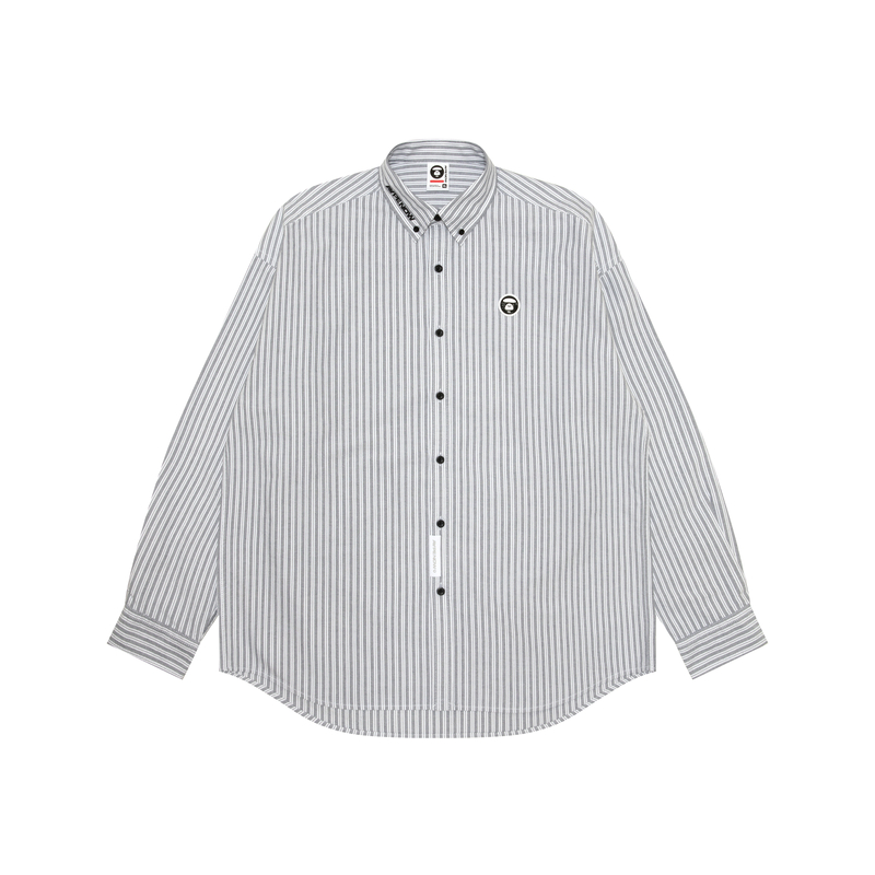 Рубашка с нашивкой логотипа A Bathing APE и полосками Aape, черный
Рубашка с нашивкой логотипа A Bathing APE и полосками Aape, черный