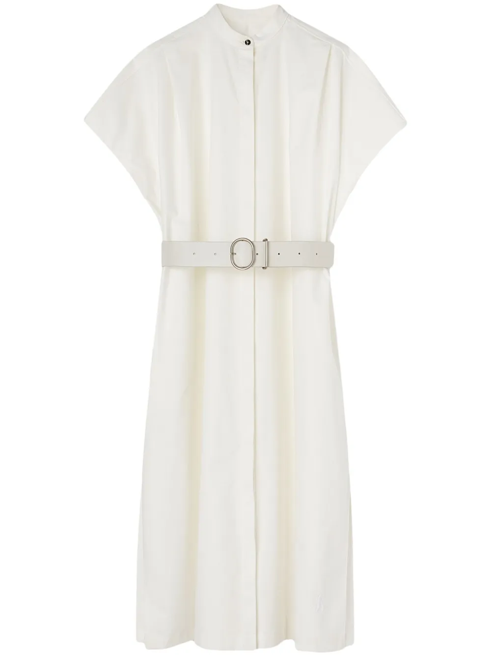 Платье-рубашка без воротника JIL SANDER, белый
Платье-рубашка без воротника JIL SANDER, белый