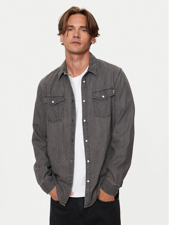 Джинсовая рубашка обычного кроя Pepe Jeans, серый
Джинсовая рубашка обычного кроя Pepe Jeans, серый