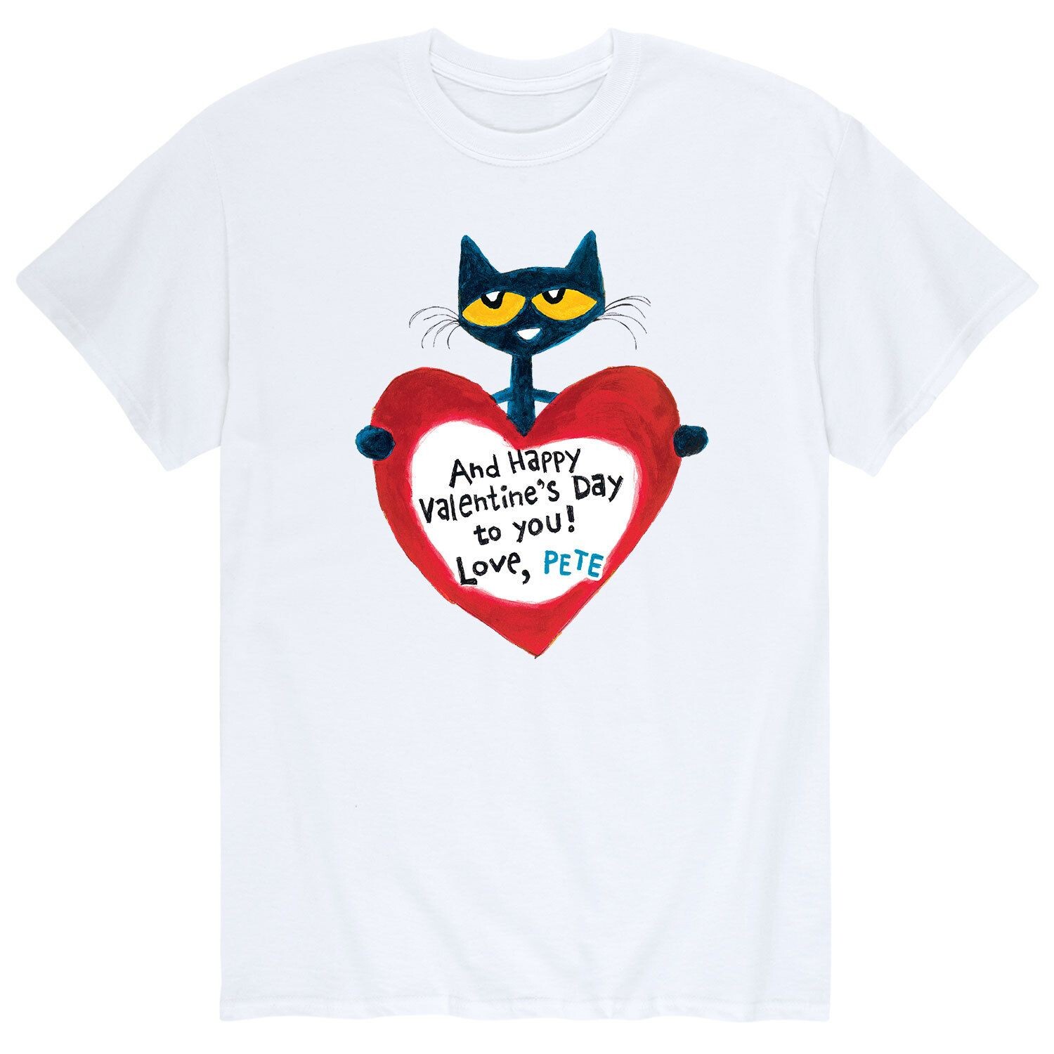Мужская футболка Pete the Cat с сердечком ко Дню святого Валентина Licensed Character
Мужская футболка Pete the Cat с сердечком ко Дню святого Валентина Licensed Character
