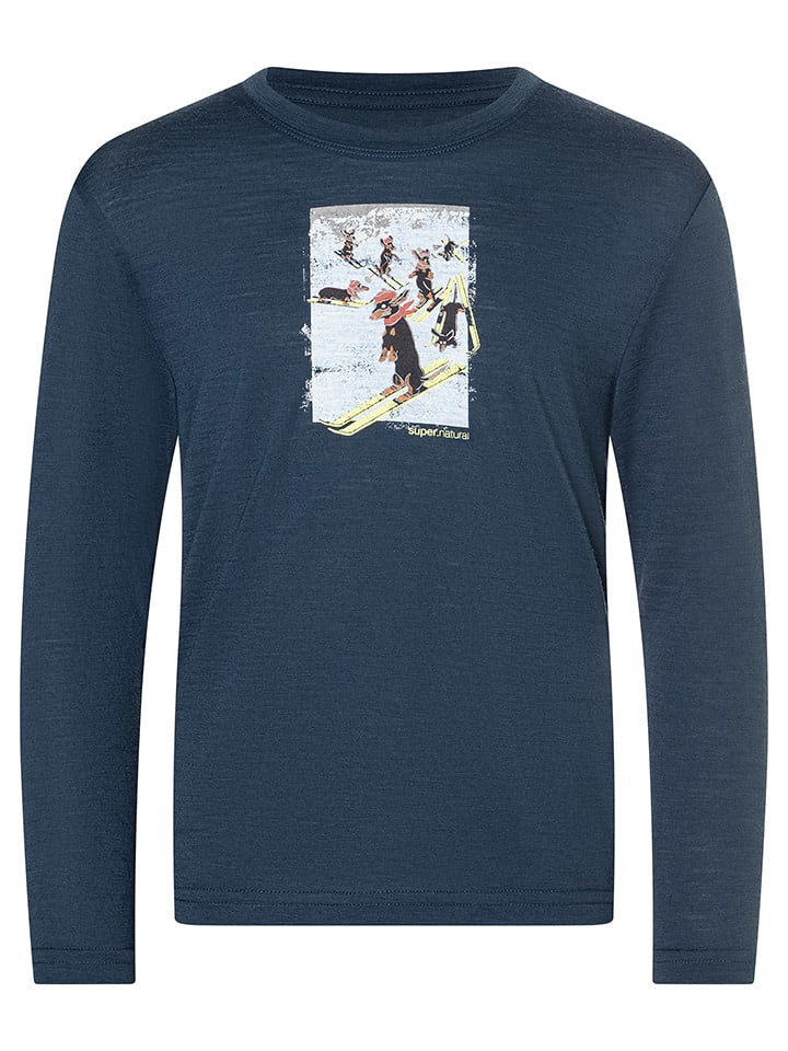 Super.natural Функциональная рубашка "Вечеринка такс" темно-синего цвета
Super.natural Функциональная рубашка "Вечеринка такс" темно-синего цвета