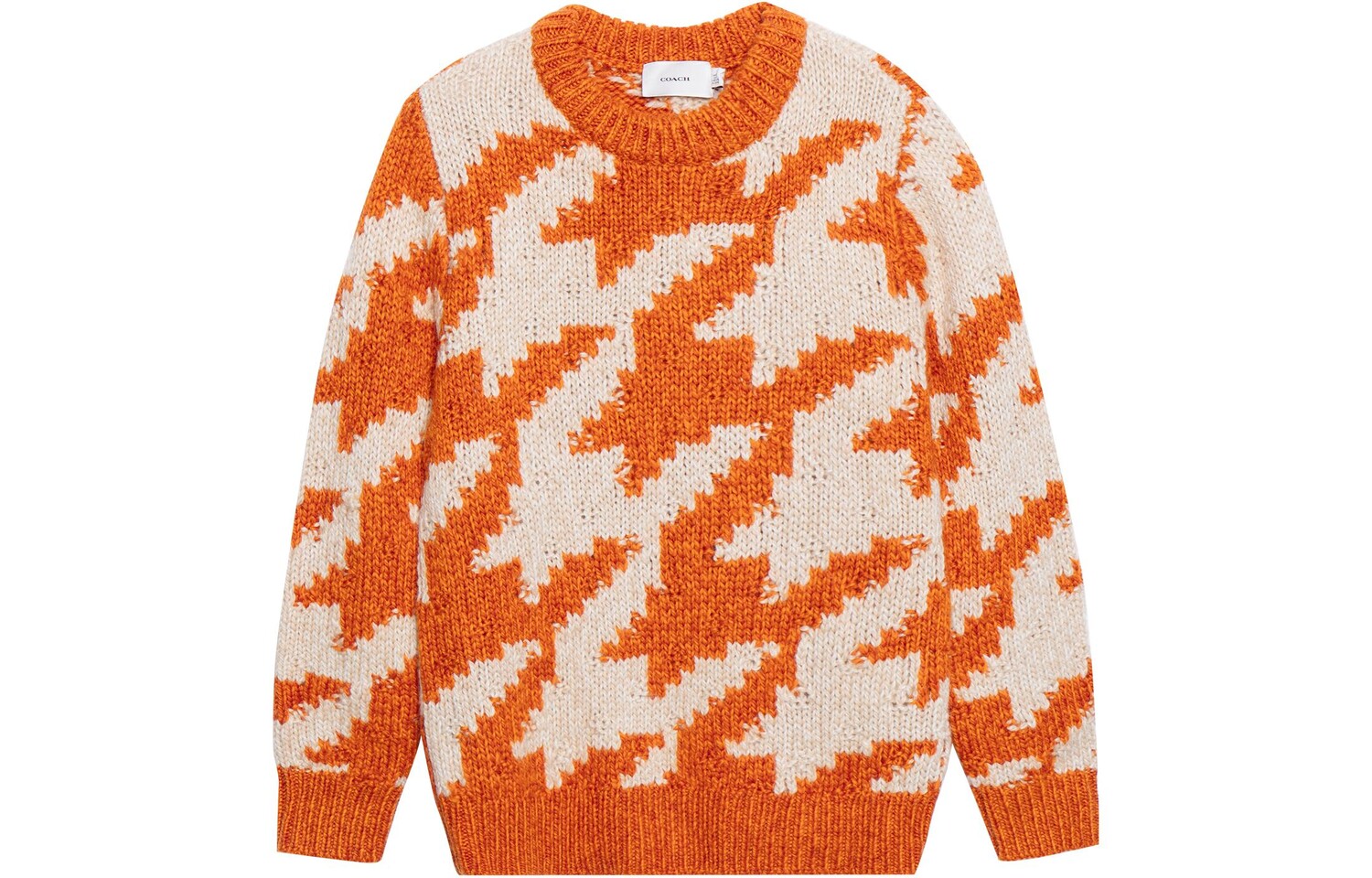 Кашемировый свитер женский оранжевый Coach 
Кашемировый свитер женский оранжевый Coach