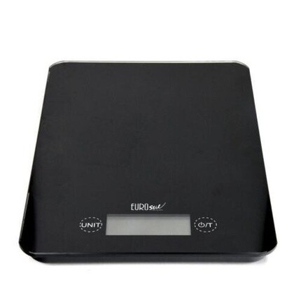 Цифровые весы, прямоугольные, черные, Eurostil
Цифровые весы, прямоугольные, черные, Eurostil