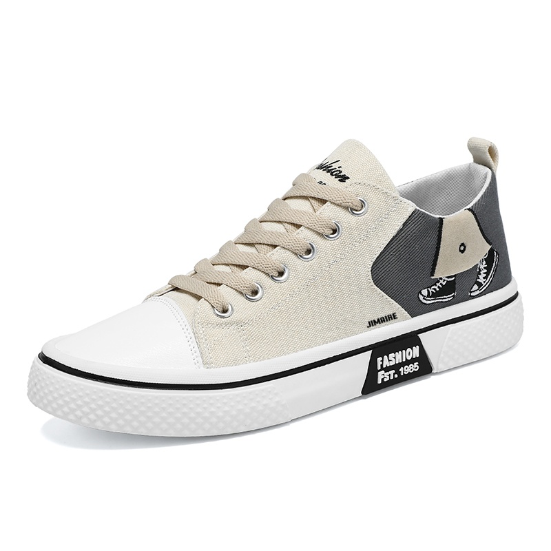 King Jinmai Скользоустойчивые легкие дышащие мужские скейтерские кеды низкие бежево-черные, цвет Beige Black
King Jinmai Скользоустойчивые легкие дышащие мужские скейтерские кеды низкие бежево-черные, цвет Beige Black