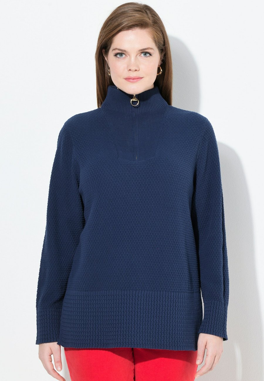 Джемпер Ulla Popken TROYER COLLAR LONG SLEEVE, Marine/Dark Blue
Джемпер Ulla Popken TROYER COLLAR LONG SLEEVE, Marine/Dark Blue
