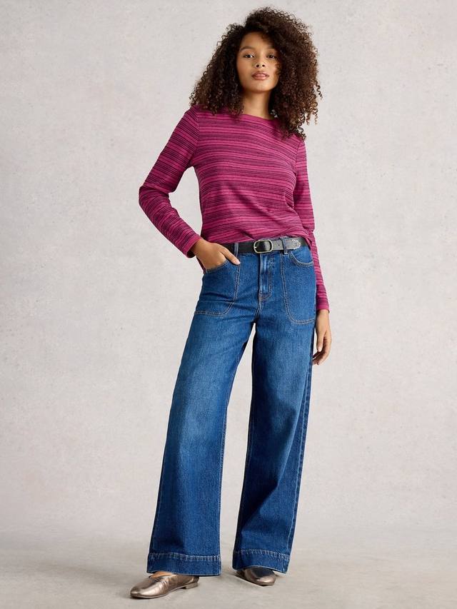 Полосатая футболка Clara с лодочкой White Stuff
Полосатая футболка Clara с лодочкой White Stuff