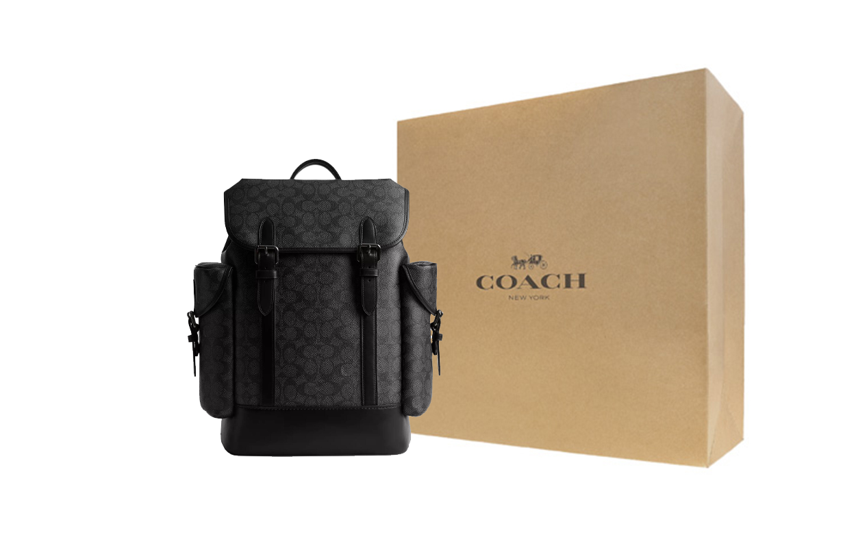 Кожаный рюкзак с холщовым покрытием большого размера мужской угольный COACH, gift box set (basic set+желтый box)
Кожаный рюкзак с холщовым покрытием большого размера мужской угольный COACH, gift box set (basic set+желтый box)
