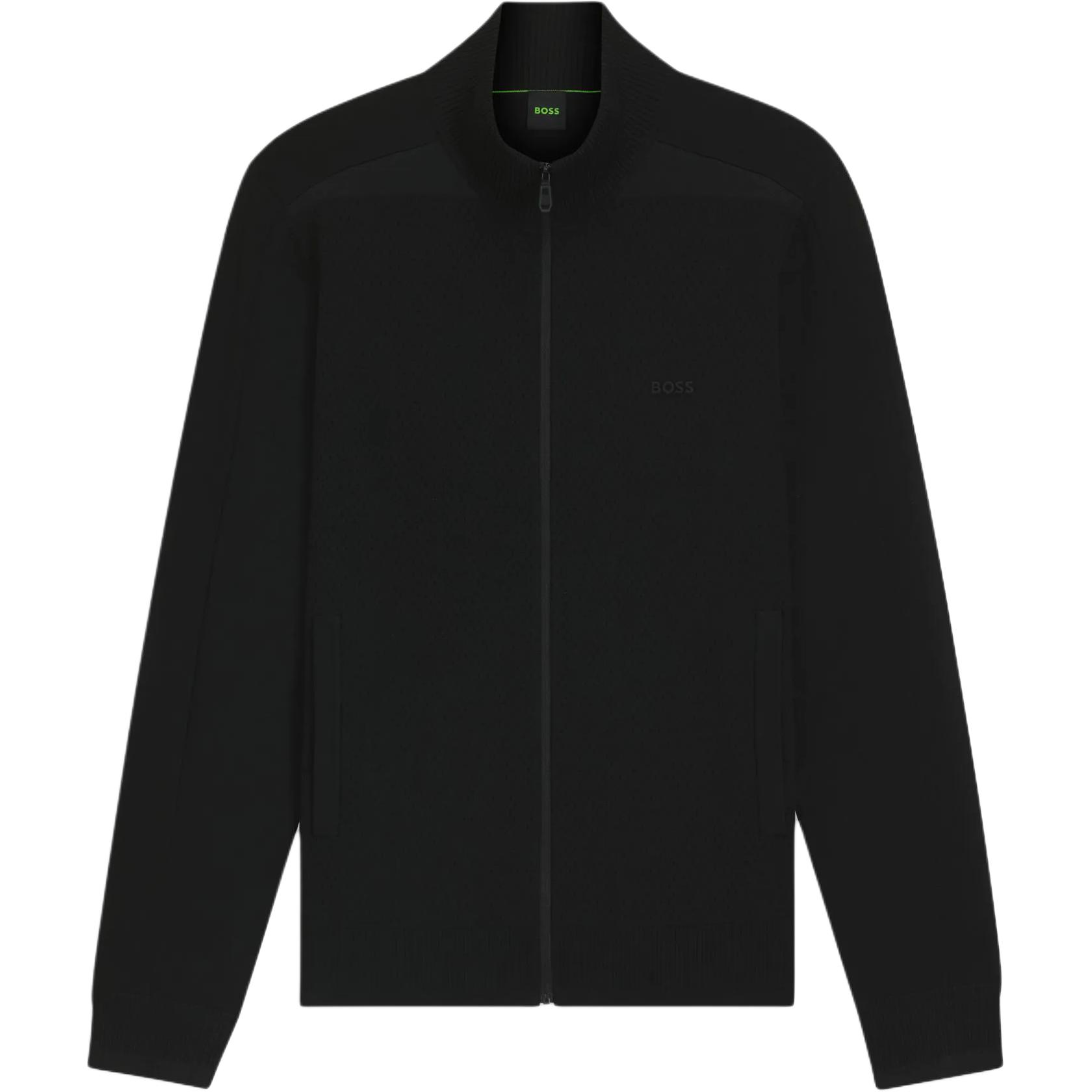 HUGO BOSS Трикотажный свитер мужской черный
HUGO BOSS Трикотажный свитер мужской черный