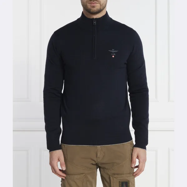 Тонкий крой из шерсти Aeronautica Militare, синий
Тонкий крой из шерсти Aeronautica Militare, синий