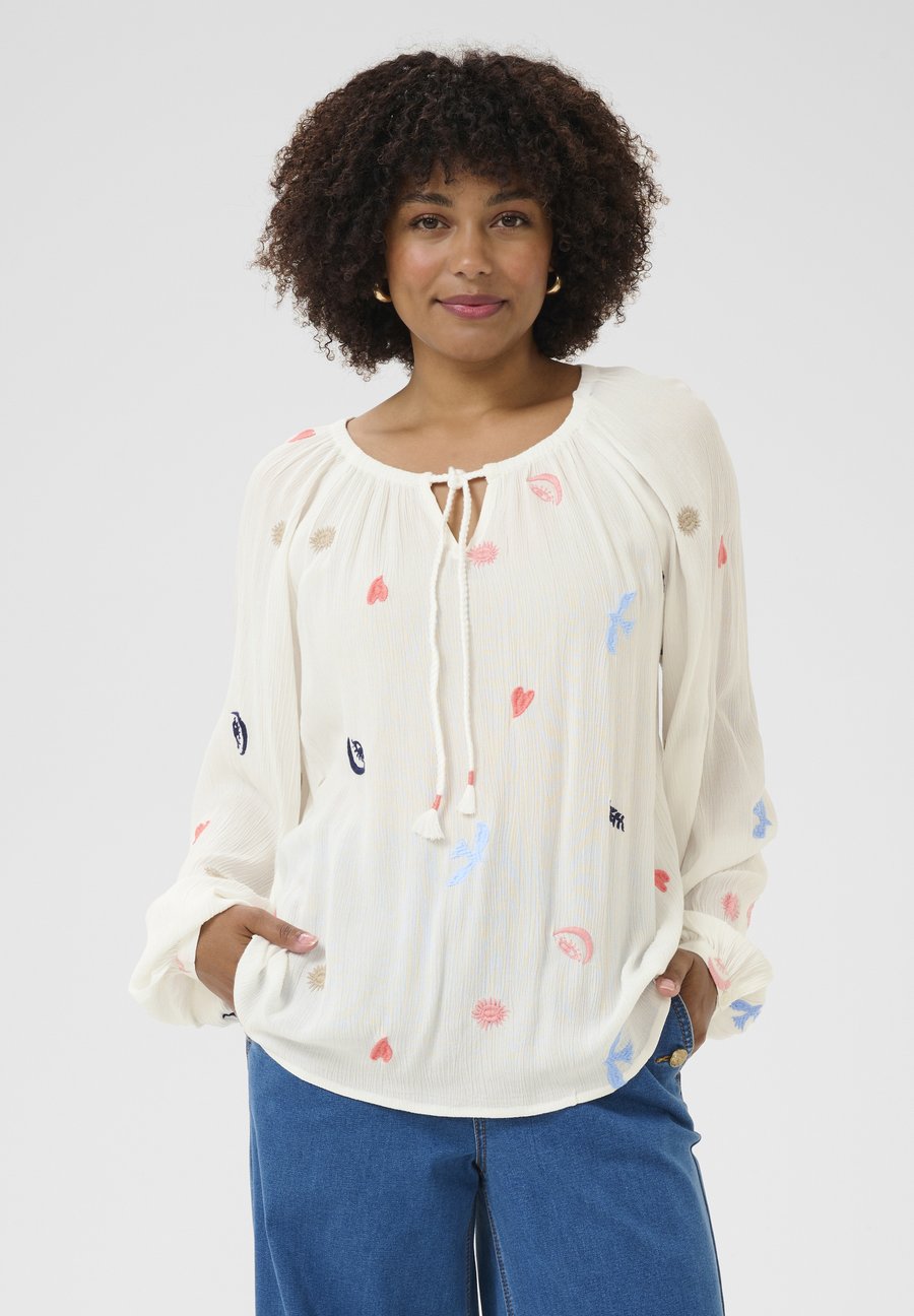 Блуза Cream Blouse, Marshmallow/White
Блуза Cream Blouse, Marshmallow/White