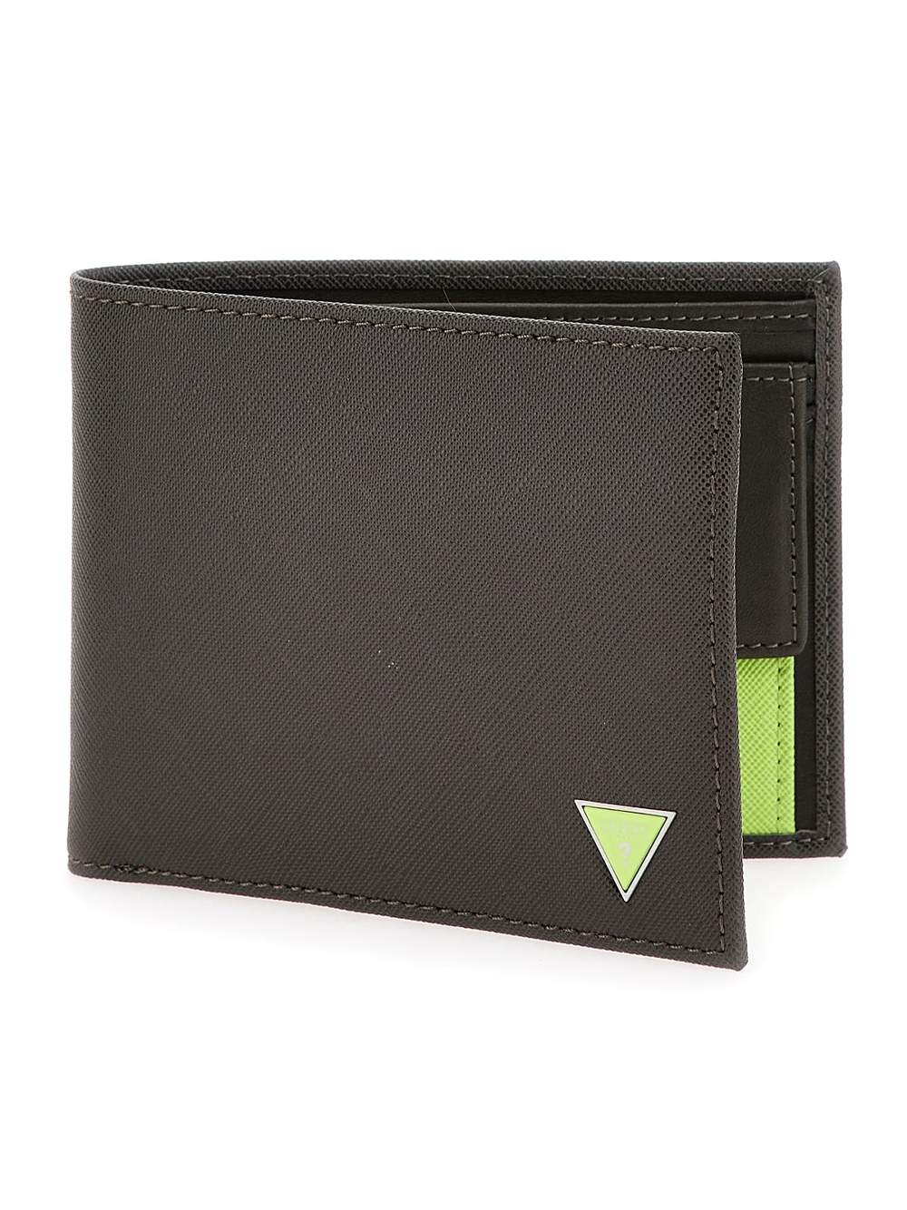 Кошелек certosa сафьяно Guess, черный 
Кошелек certosa сафьяно Guess, черный