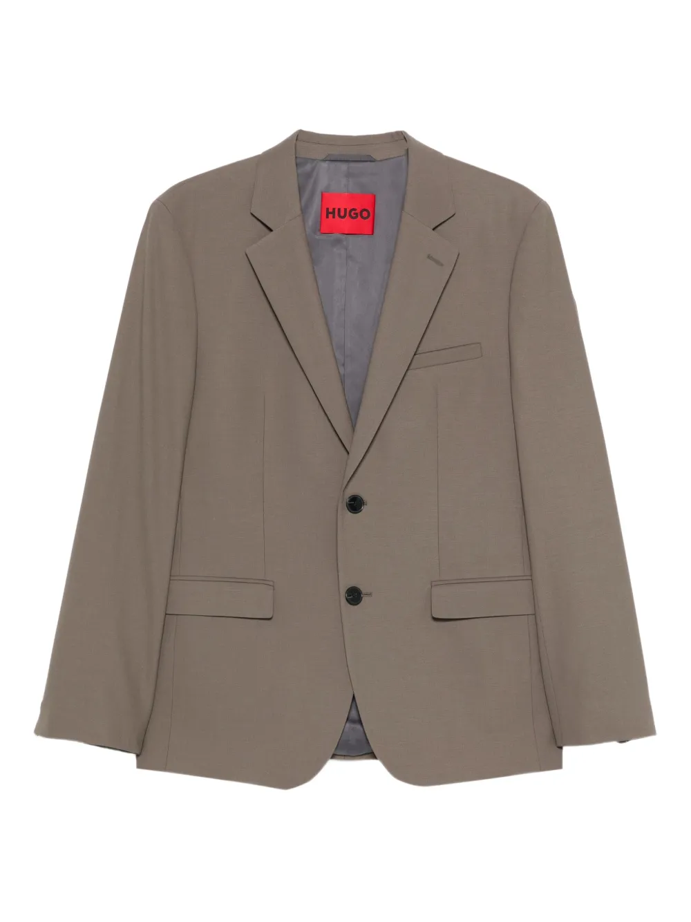 Однобортный костюм из шерстяной смеси HUGO, коричневый
Однобортный костюм из шерстяной смеси HUGO, коричневый