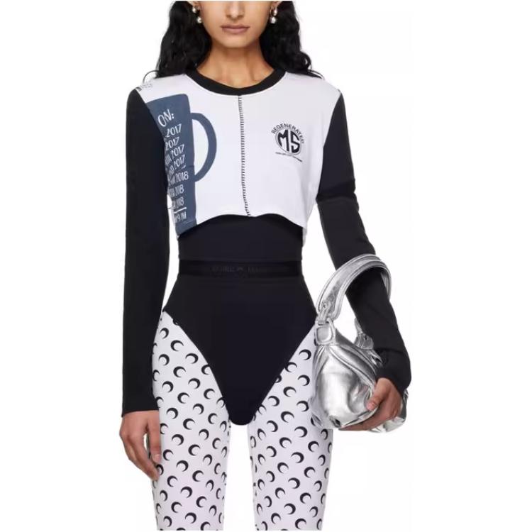 Футболка Regenerated Mix принт Marine Serre белая
Футболка Regenerated Mix принт Marine Serre белая