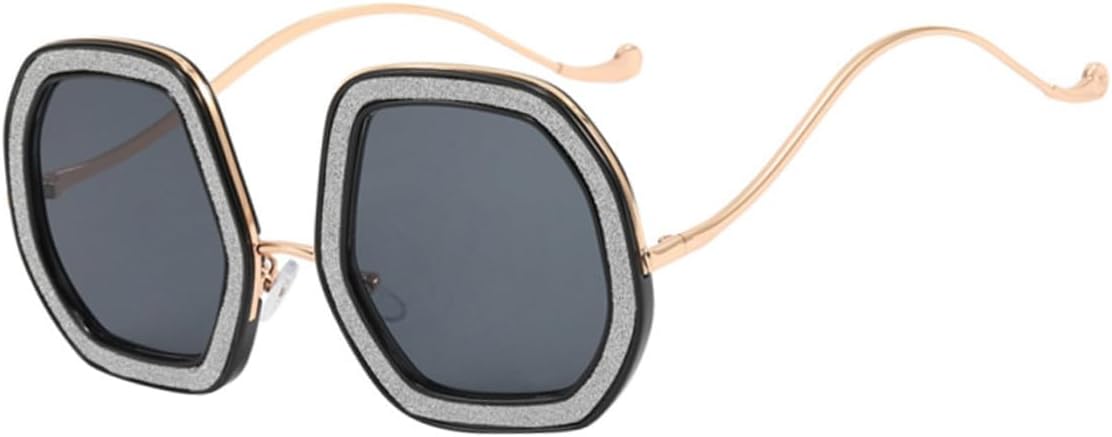 Женские солнцезащитные очки Milisten Oversized с декором из страз, черная оправа, серые линзы, защита от УФ-излучения, идеально подходят для отдыха и повседневной носки, Grey
Женские солнцезащитные очки Milisten Oversized с декором из страз, черная оправа, серые линзы, защита от УФ-излучения, идеально подходят для отдыха и повседневной носки, Grey