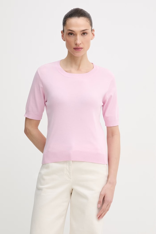 Хлопковая футболка United Colors of Benetton, розовый
Хлопковая футболка United Colors of Benetton, розовый