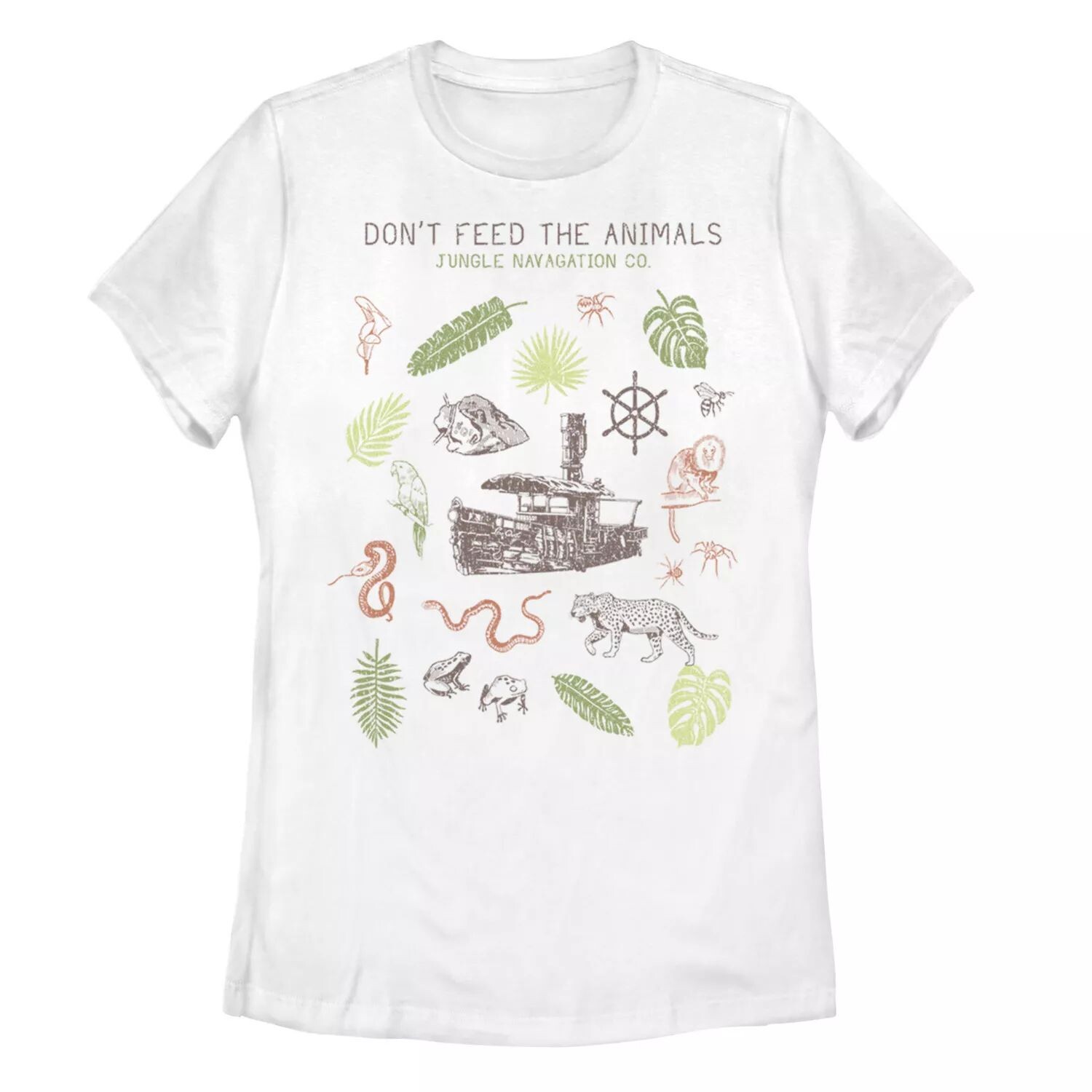 Футболка с коллажем и рисунком «Не кормите животных» для юниоров «Круиз по джунглям» Licensed Character
Футболка с коллажем и рисунком «Не кормите животных» для юниоров «Круиз по джунглям» Licensed Character
