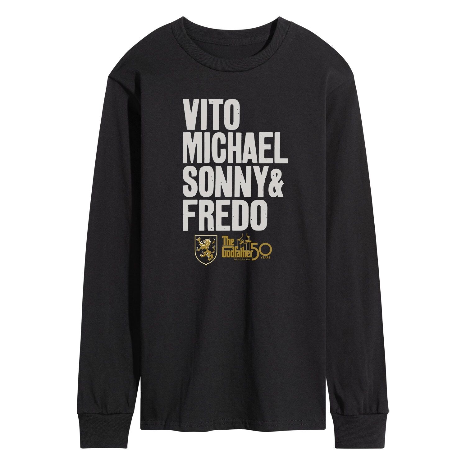 Мужская футболка с длинными рукавами The Godfather Vito Michael Sonny Fred Licensed Character
Мужская футболка с длинными рукавами The Godfather Vito Michael Sonny Fred Licensed Character