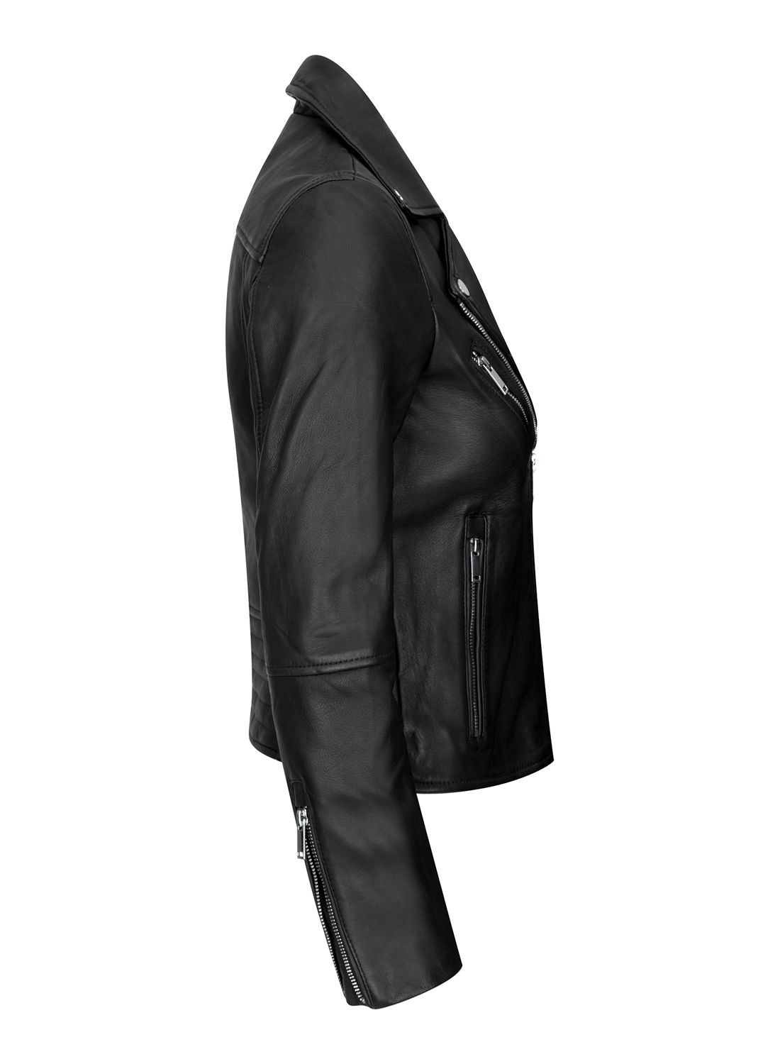 Кожаная куртка байкера с перекрестной молнией TruClothing, черный
Кожаная куртка байкера с перекрестной молнией TruClothing, черный