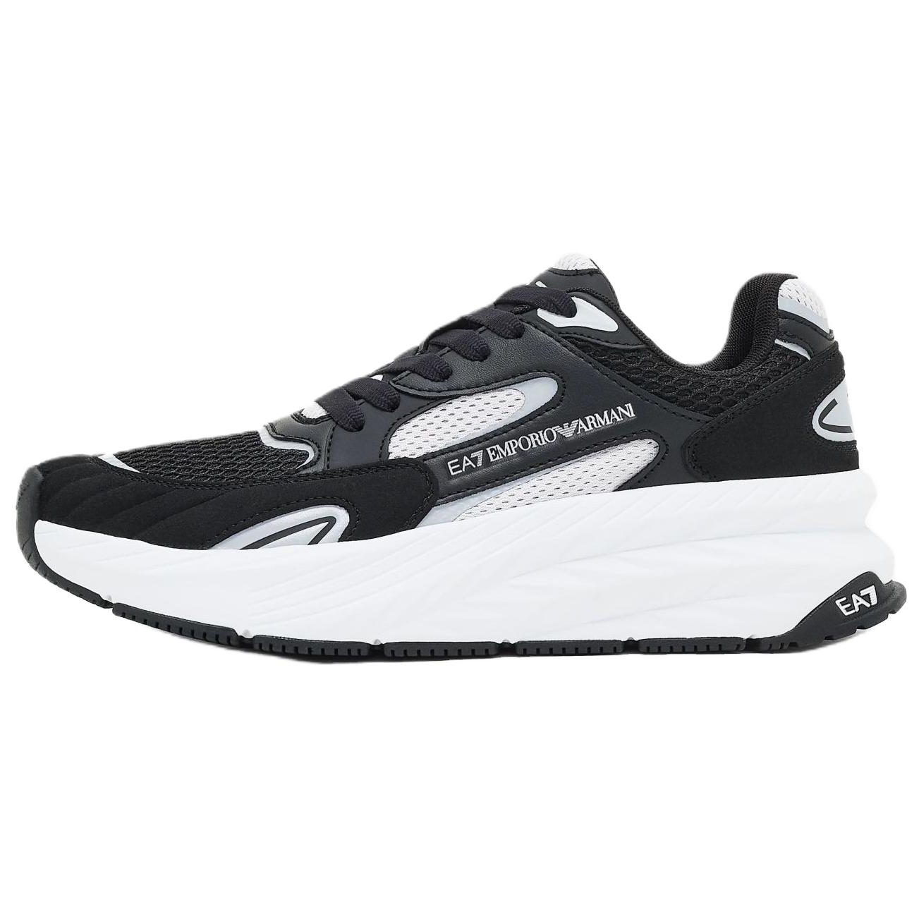 Кроссовки с сетчатыми вставками EMPORIO ARMANI, черный
Кроссовки с сетчатыми вставками EMPORIO ARMANI, черный