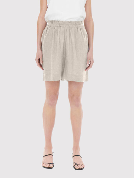 Тканевые шорты свободного кроя Only, бежевый
Тканевые шорты свободного кроя Only, бежевый