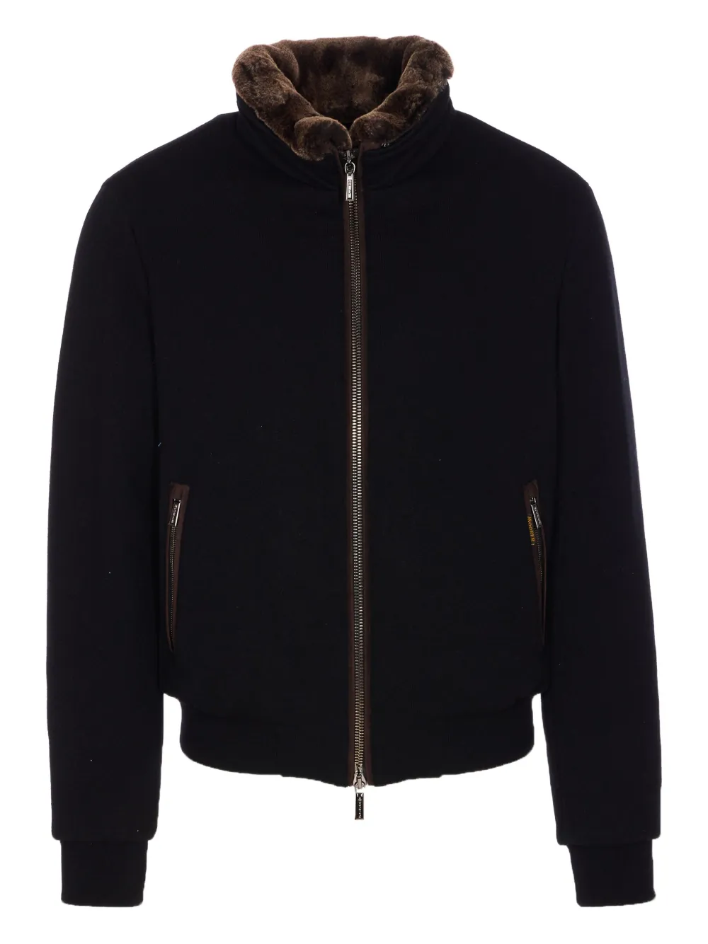 Бомбер Bellati с меховым воротником Moorer, черный
Бомбер Bellati с меховым воротником Moorer, черный