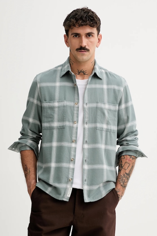 Хлопковая рубашка Marc O'Polo, зеленый
Хлопковая рубашка Marc O'Polo, зеленый