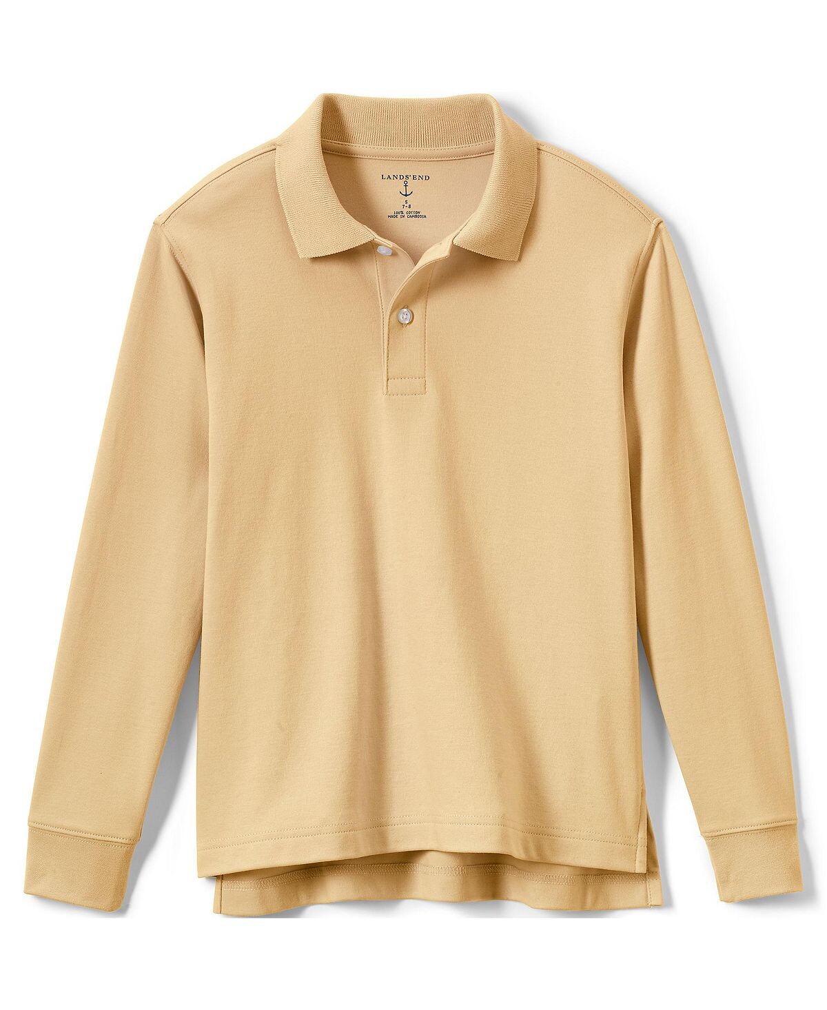 Школьная форма, детская рубашка-поло с длинными рукавами Lands' End
Школьная форма, детская рубашка-поло с длинными рукавами Lands' End
