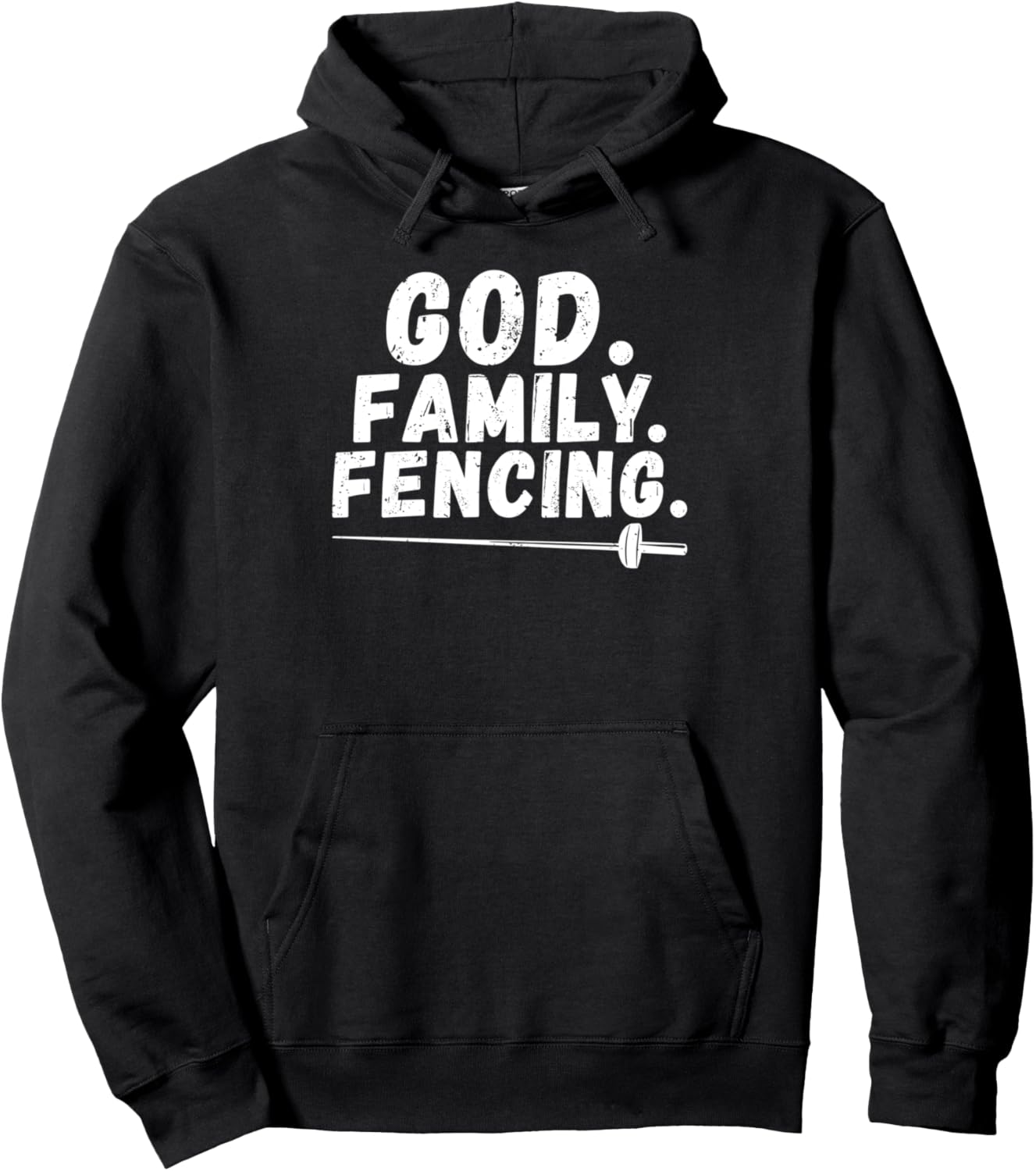 Толстовка с надписью «Божья семья, фехтование» Fencer Gifts & Fencing Gear, черный
Толстовка с надписью «Божья семья, фехтование» Fencer Gifts & Fencing Gear, черный