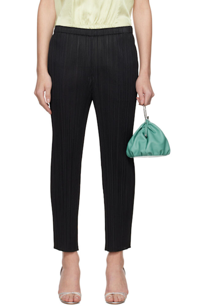 Черные брюки Monthly Colors April PLEATS PLEASE ISSEY MIYAKE 
Черные брюки Monthly Colors April PLEATS PLEASE ISSEY MIYAKE