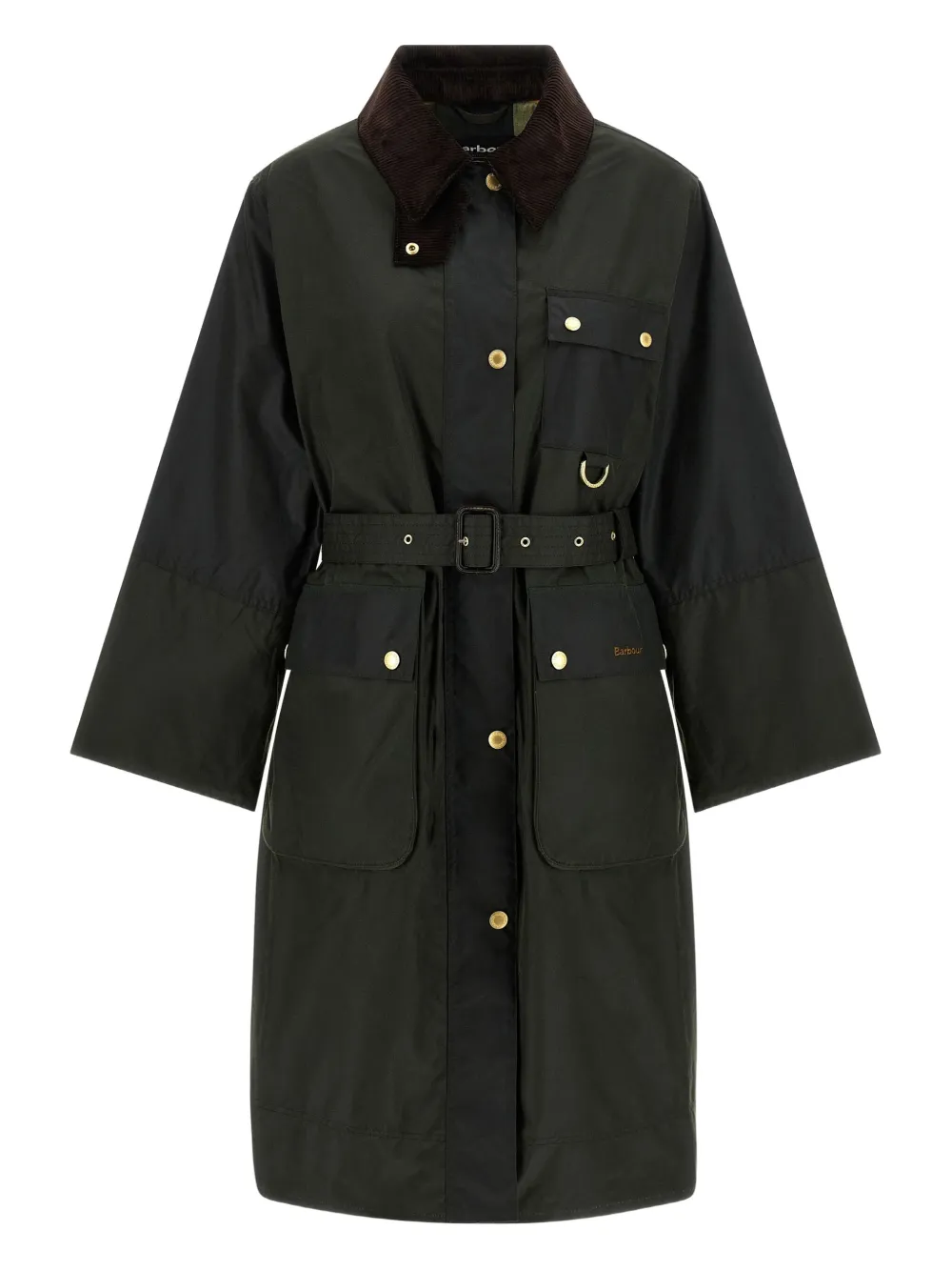 Тренчкот Milda из вощёной ткани Barbour, зеленый
Тренчкот Milda из вощёной ткани Barbour, зеленый