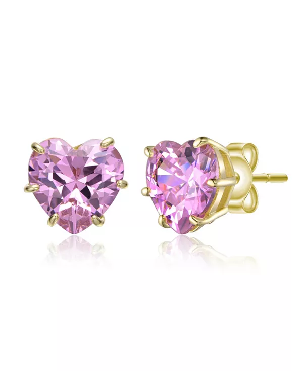 Серьги-Гвоздики с цветными кубическими цирконами в форме сердца Rachel Glauber, gold
Серьги-Гвоздики с цветными кубическими цирконами в форме сердца Rachel Glauber, gold